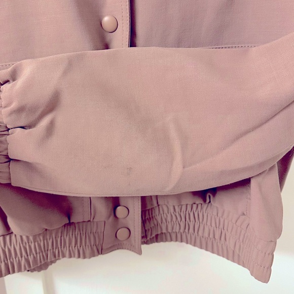 ZARA Cropped Maxi Bomber Jacket - Picture 12 of 12